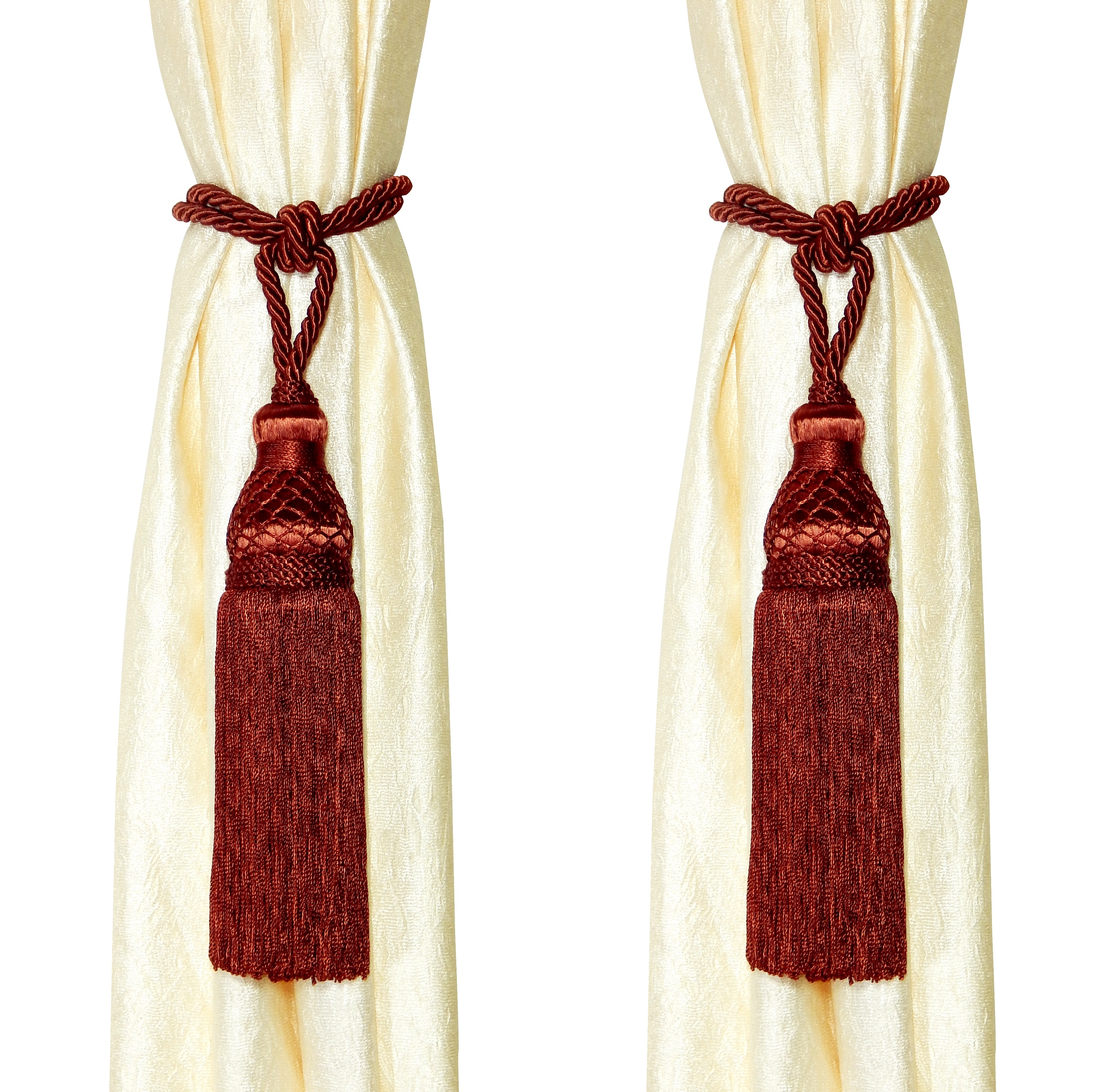 Decorative Curtain Tieback Briedad Tassel Window Curtain holder for Home & Office Decoration Set of 2 Pieces.